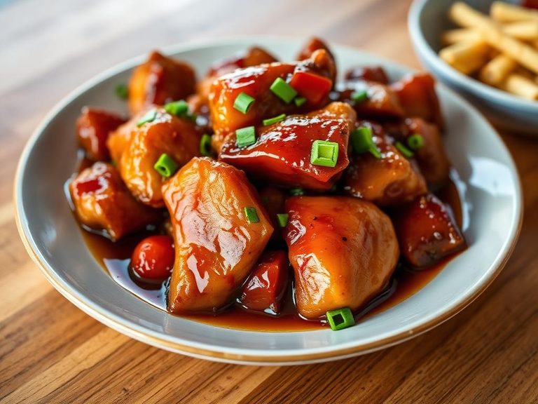 Marinade for sweet and sour chicken