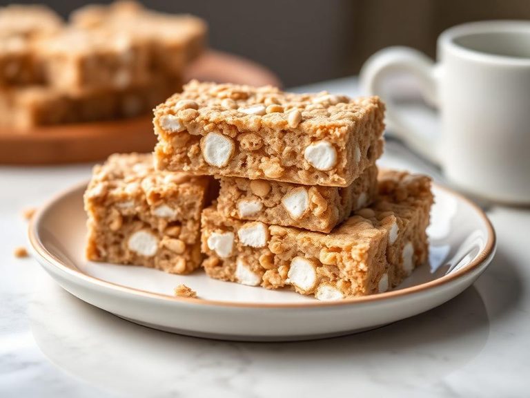 Marshmallow cereal bars