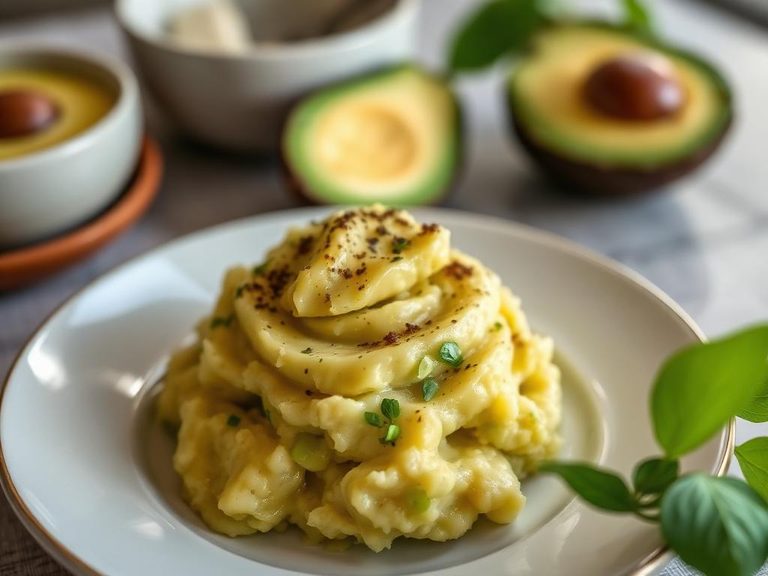 Mashed Banana with Avocado