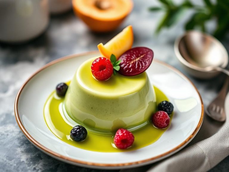 Matcha Panna Cotta