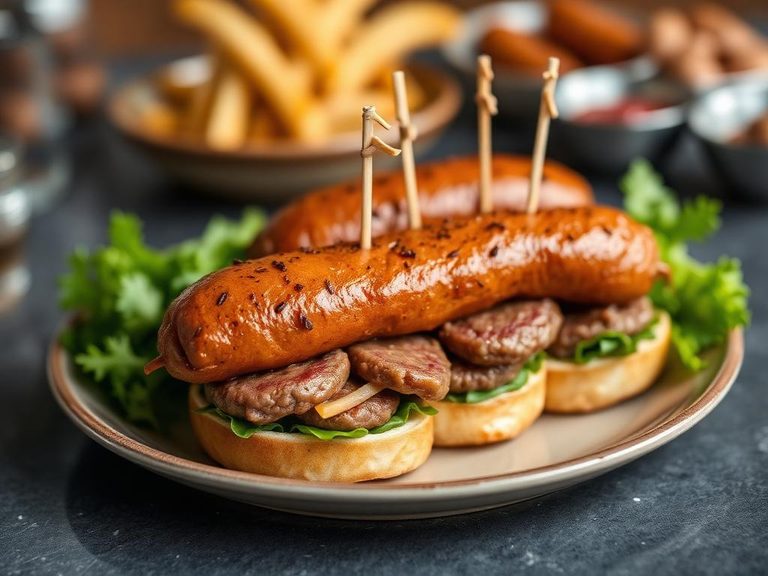 Meat extenders in burgers or sausages