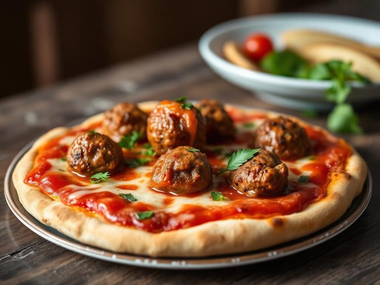 Meatball Pizza Topping