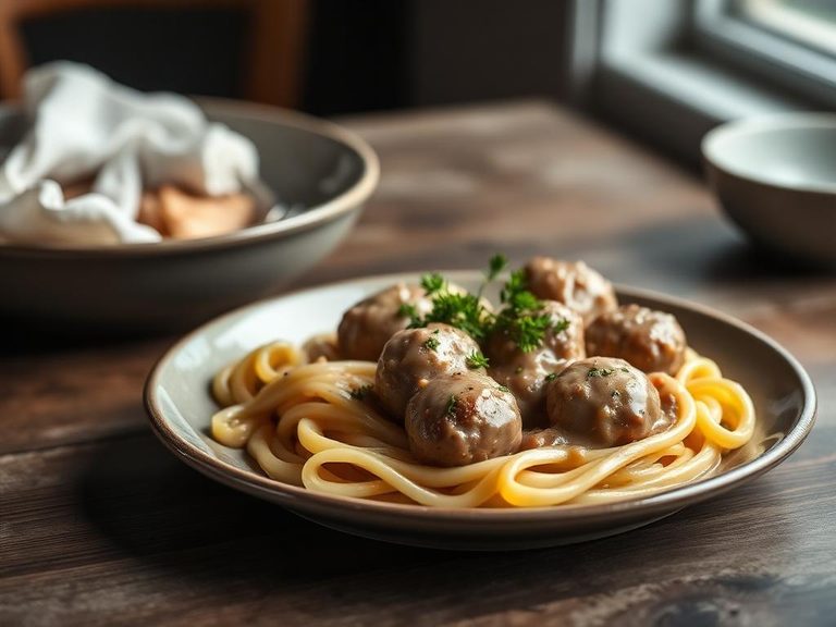 Meatball Stroganoff