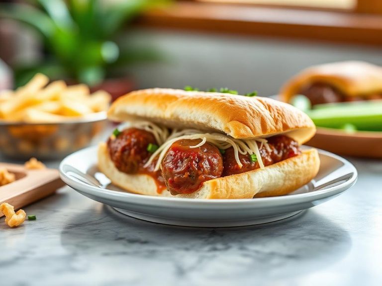 Meatball Sub Sandwich