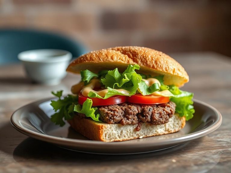 Meatless sandwich