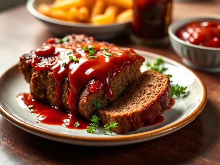 Meatloaf with Ketchup Glaze