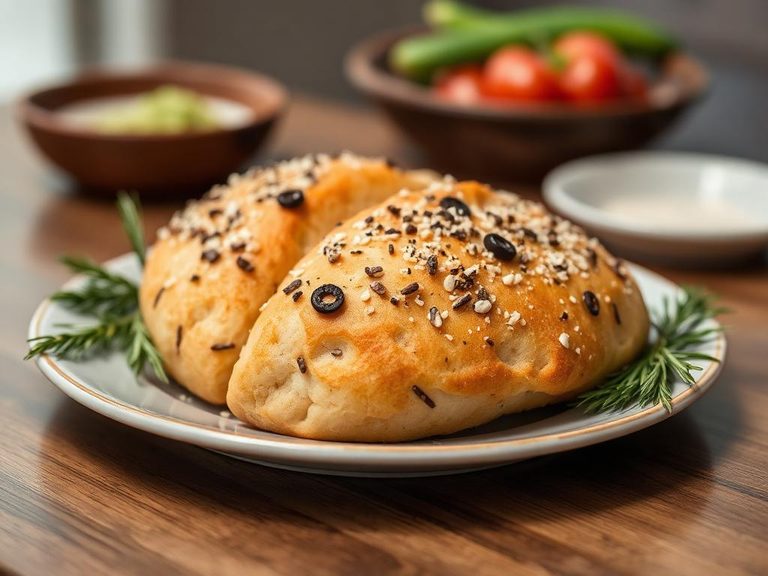 Mediterranean olive bread