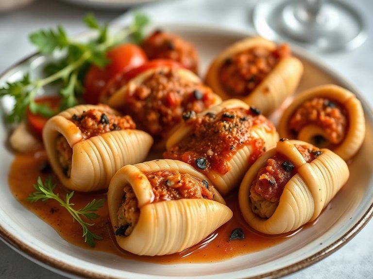 Mediterranean Stuffed Conchiglie