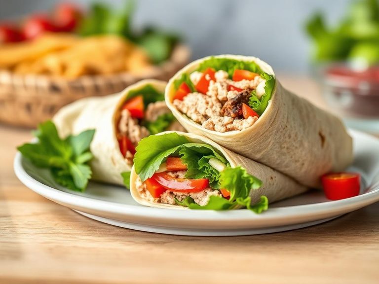 Mediterranean Turkey Wrap