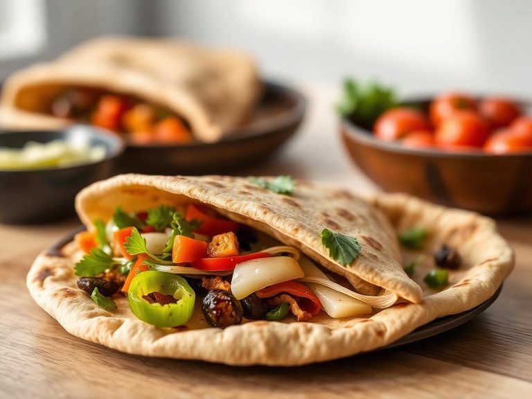 Mediterranean Veggie Pita