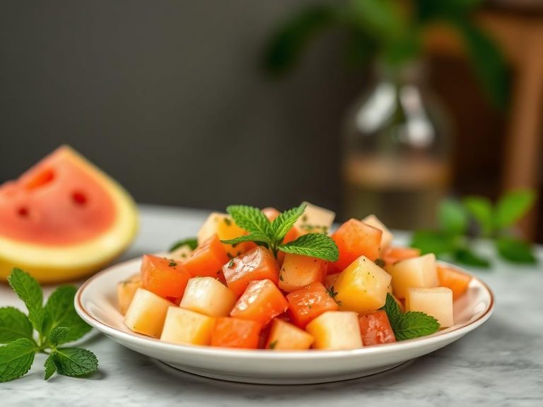 Melon and Mint Salad