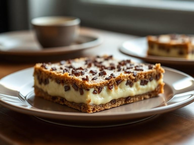 Melted and pressed into a no-bake bar base