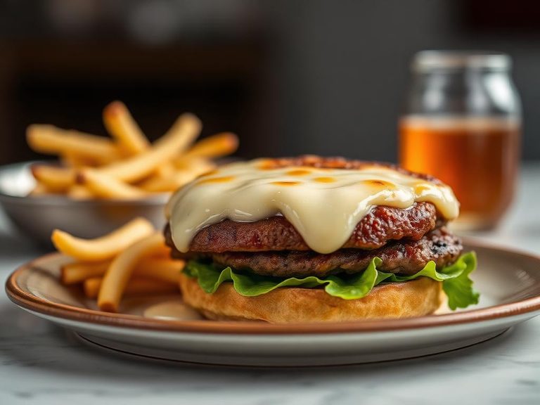 Melted on a burger or patty melt