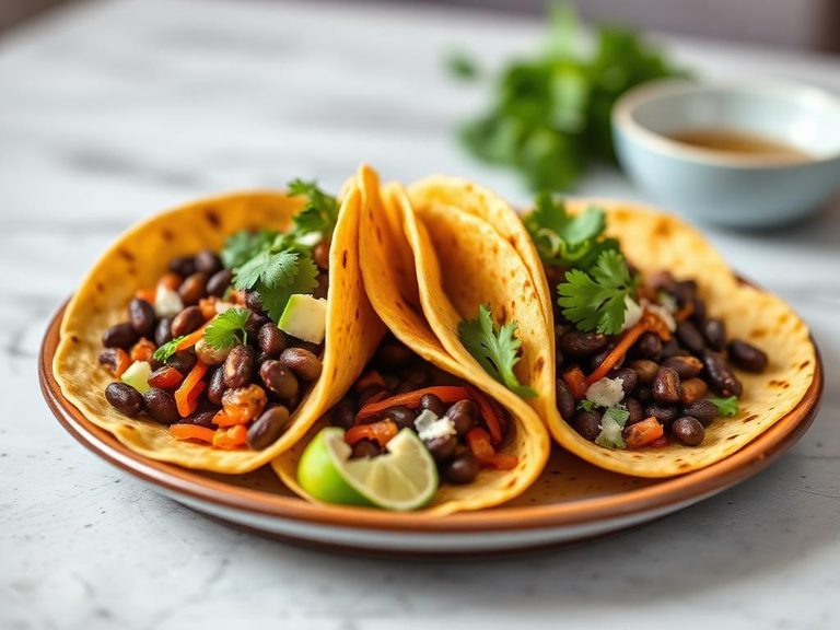 Mexican Black Bean Tacos