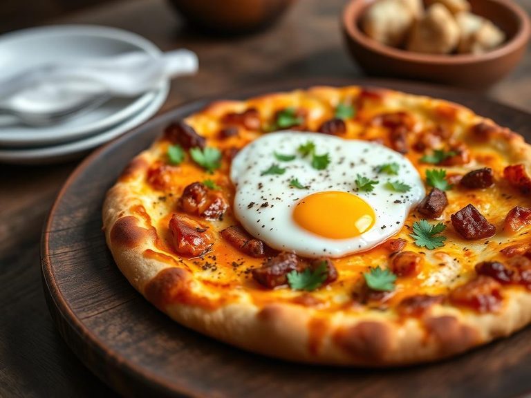 Mexican Chorizo and Egg Pizza
