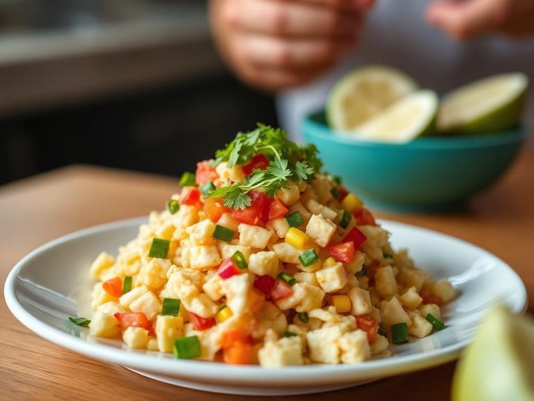 Mexican esquites (street corn salad)