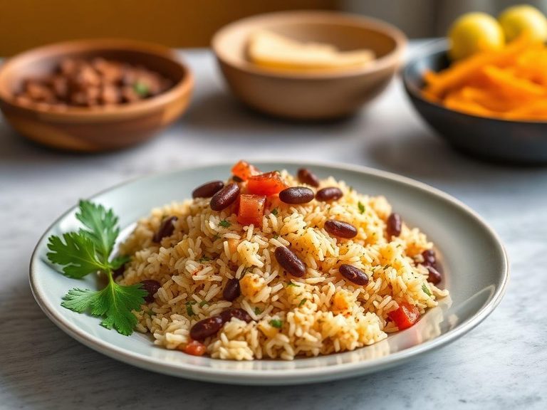 Mexican rice and beans