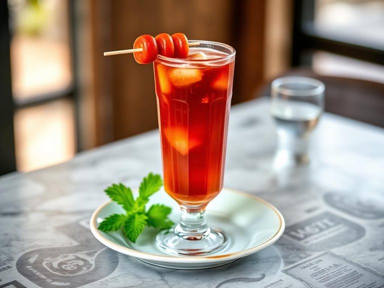 Michelada cocktail