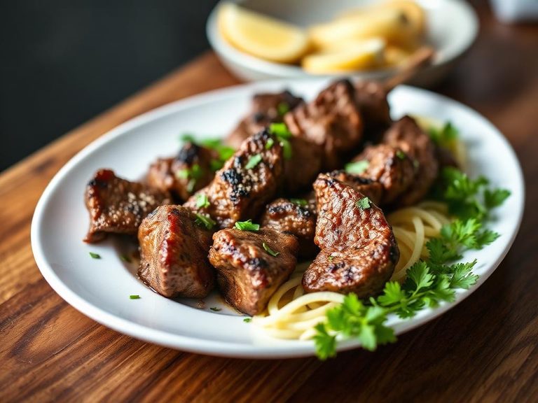 Middle Eastern lamb kebabs