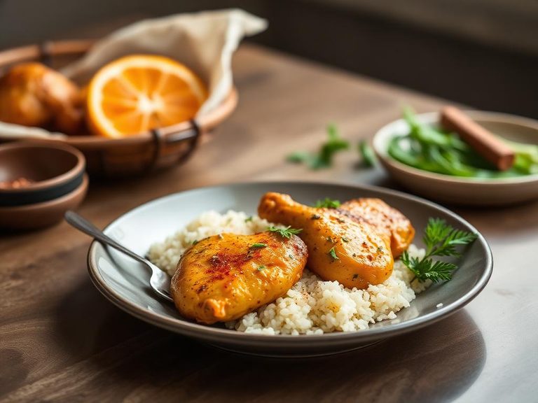 Middle Eastern Orange Blossom Chicken