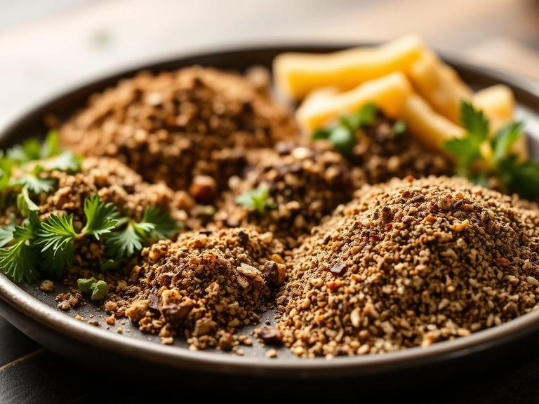 Middle Eastern za'atar mixes