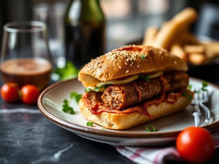 Milanese Sausage Sandwich