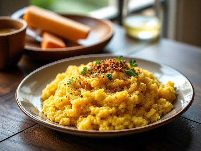 Millet-based polenta