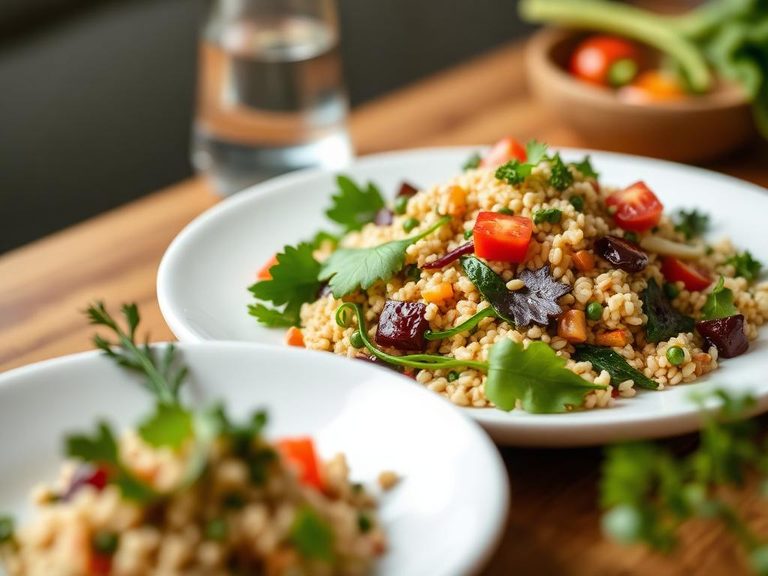 Millet Salad with Vegetables