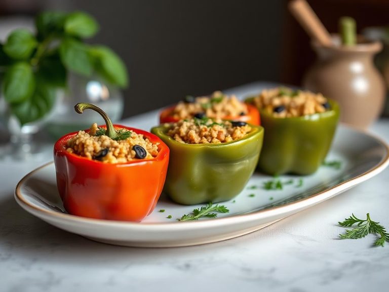 Millet-Stuffed Peppers