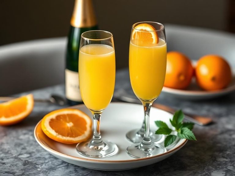 Mimosa (champagne and orange juice)