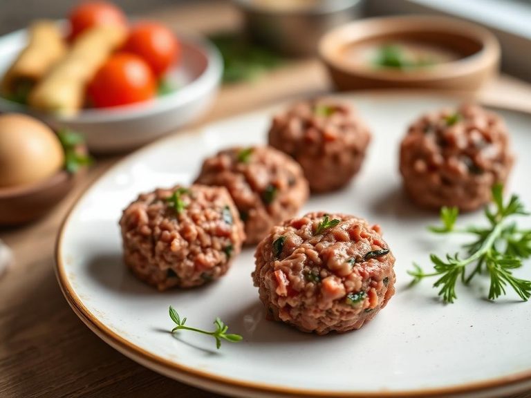 Minced heart for rich pâtés or meatballs