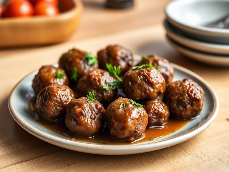 Mini Beef Meatballs