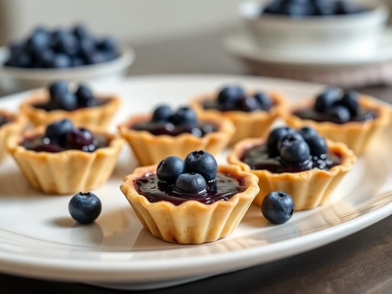 Mini Blueberry Pie Tarts