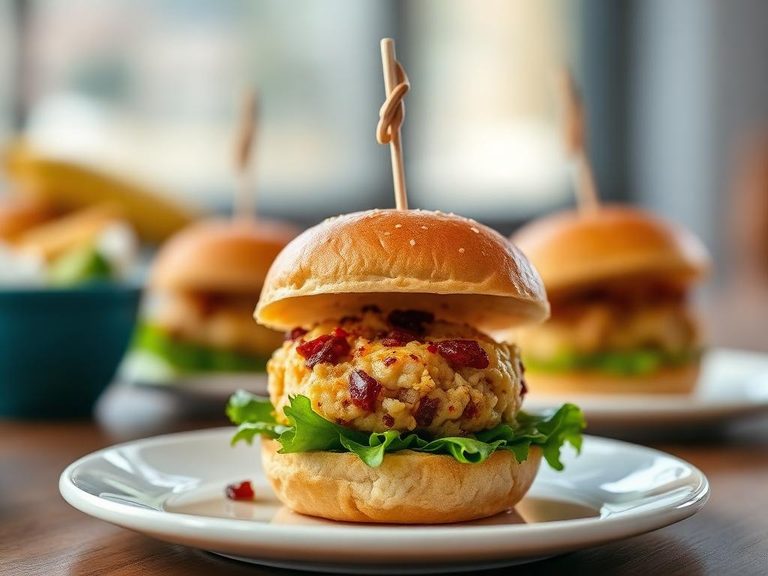 Mini Crab Cake Slider