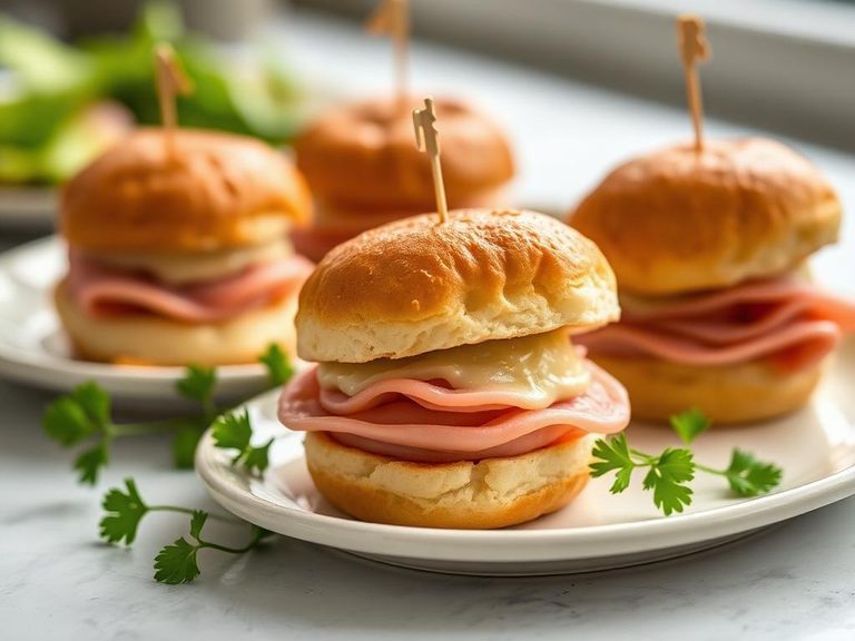 Mini Ham Biscuit Sliders