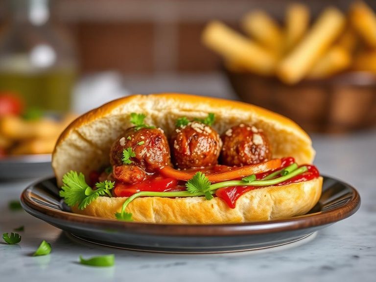 Mini meatball sub
