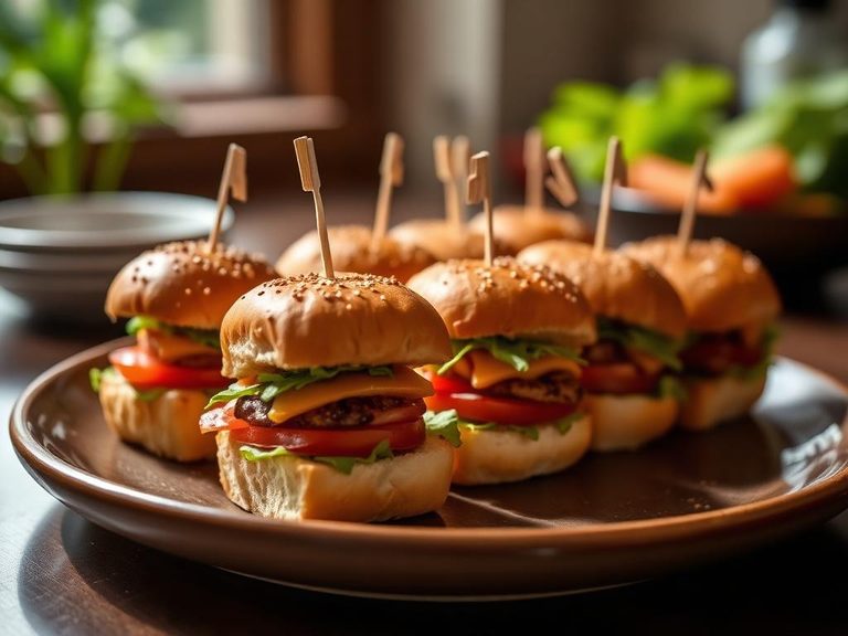Mini sandwich or slider appetizers