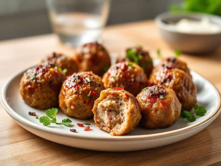 Mini turkey meatballs