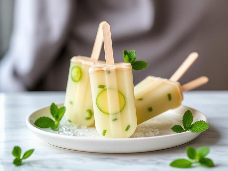 Mint Julep Popsicles