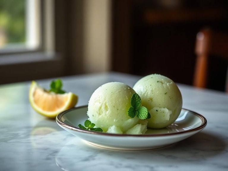 Mint Julep Sorbet