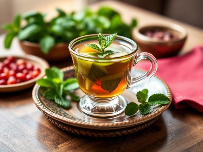 Mint Tea (Moroccan style)