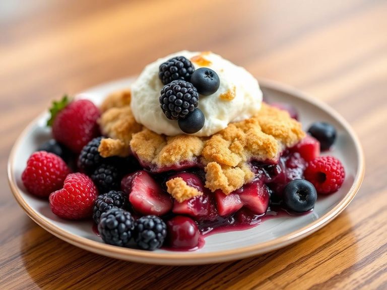 Mixed Berry Cobbler