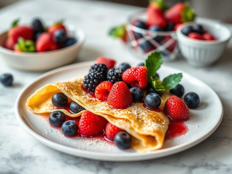Mixed Berry Crepe