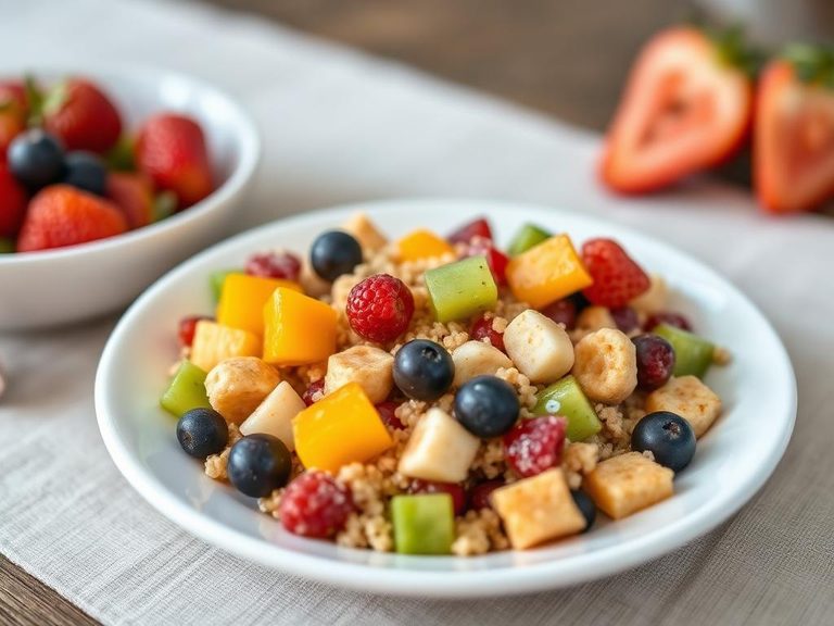 Mixed fruit and vegetable baby cereal