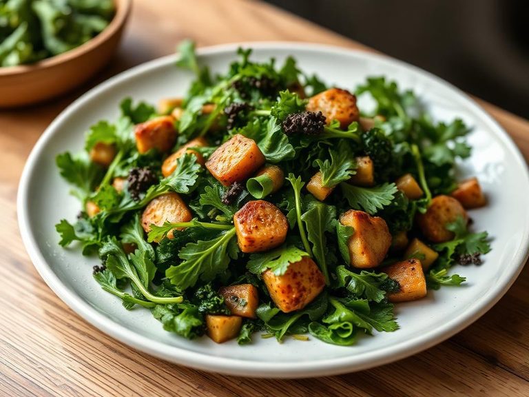 Mixed greens potlikker