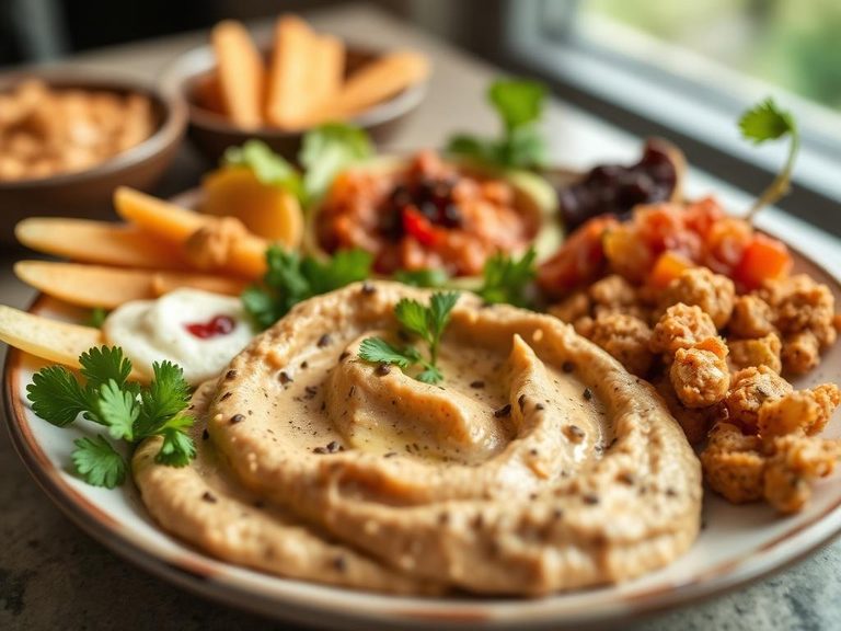 Mixed into hummus or dips