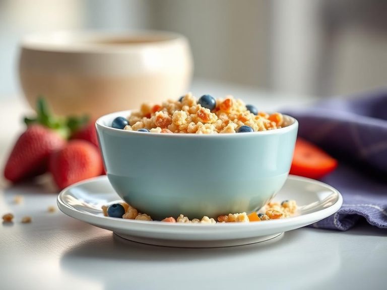 Mixed into infant cereal