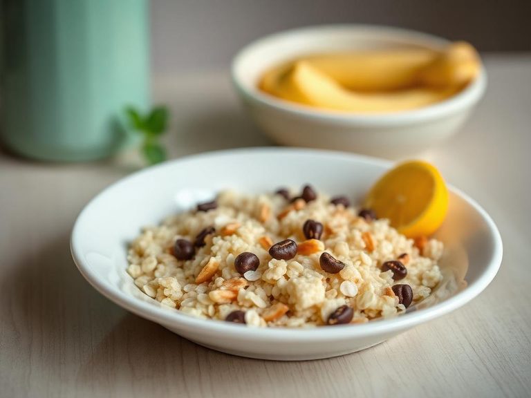 Mixed into infant oatmeal or cereal