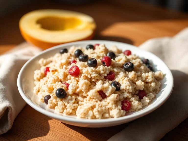 Mixed into plain rice cereal or oatmeal