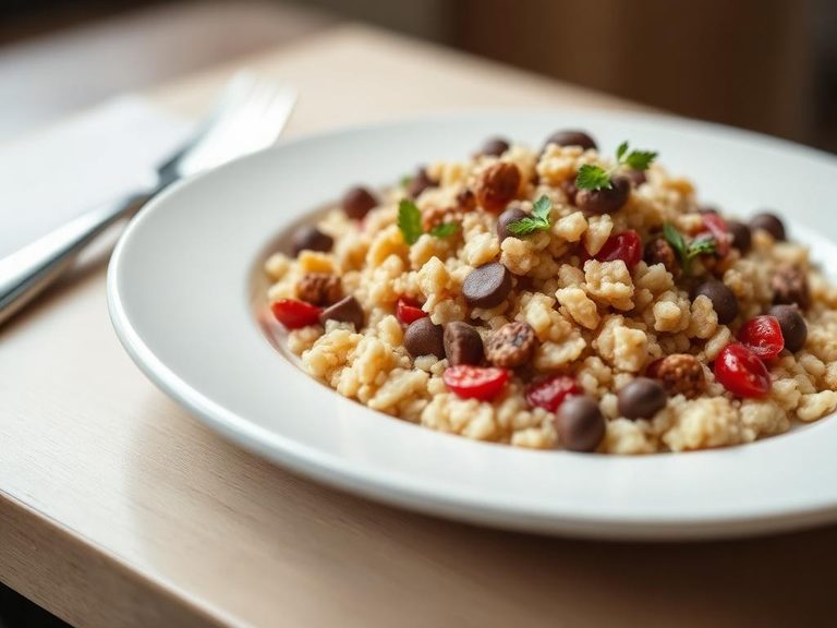 Mixed into rice cereal or oatmeal
